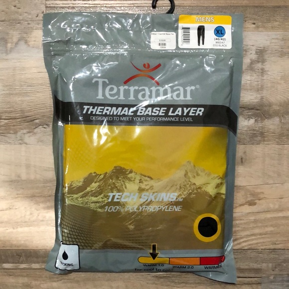 Terramar Black Lightweight Polypropylene Bottom - Picture 2 of 9